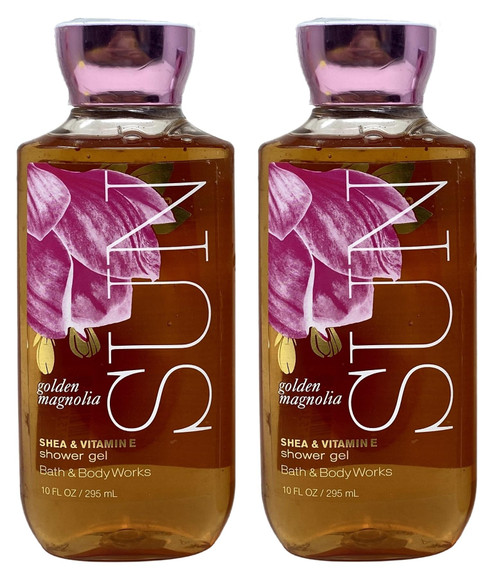 Bath & Body Works Golden Magnolia Sun Shower Gel 2 Pack