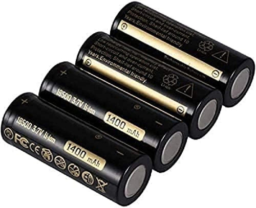 BROLEO aa Rechargeable batteryNew 18500 Battery Rechargeable Li-ION 1400mah 3.7v Battery for LED Flat Head,4pcs BROLEO aa Rechargeable batteryNew 18500 Battery Rechargeable Li-ION 1400mah 3.7v Battery for LED Flat Head,4pcs