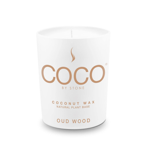 STONE CANDLE BAR Oud Wood Coconut Candle, 1 EA