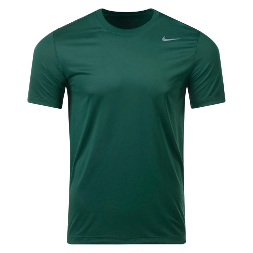Nike Mens Team Legend Short Sleeve Crew T-Shirt (Medium, Gorge Green)