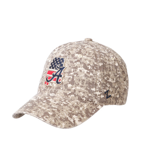 Zephyr NCAA Alabama Crimson Tide Mens Hat Operation Hat Trick Dusty, Alabama Crimson Tide Camo, Adjustable