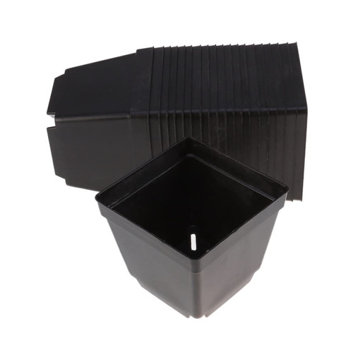 BESTOYARD 30pcs Seedling Pot Seedling Planter Pots Nursery Garden Flower Pots Greenhouse Pot Starting Pots Grow Orchid Planter Plants Flower Container Succulent Greenhouse Square Plastic