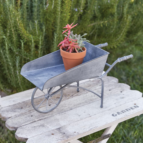 CTW 790151 Antique Tabletop Wheelbarrow, 10.5-inch Height