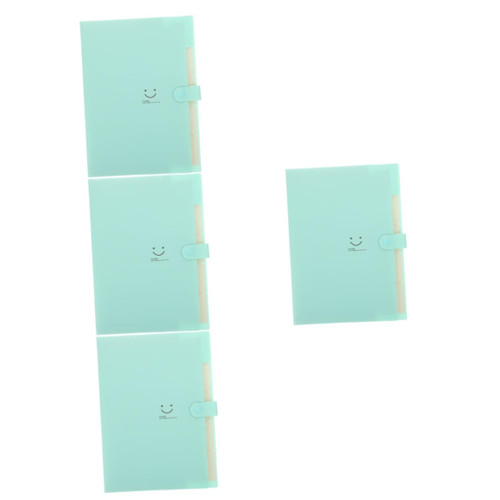 STOBOK 4pcs A4 Folder Expandable Folder Organizer File Folder Holder Expanding File Organizer Paper Organizer Folder Letter File Folders Bulk Folders Folder for Document Expanding Folder