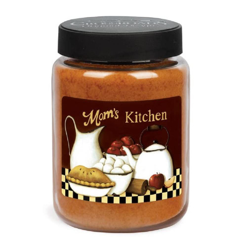 Crossroads HAP-DS388 Mom's Kitchen Hot Apple Pie Jar Candle, 26 oz