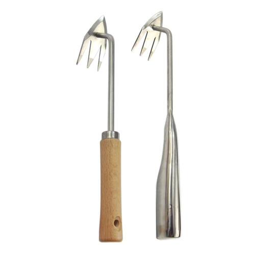 JEWEDECO 2pcs Hand Tools Puller Tool Hand Weeder Yard Tools Weeding Tools Root Lifter Gardening Tool Removal Cutter Manual Removers Weeder Tool Shovel Grass Wooden