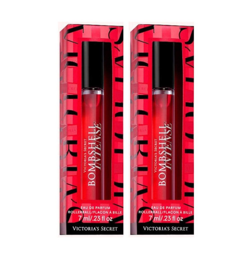 Victoria's Secret Bombshell Intense Eau De Parfum Rollerball .23 Ounce - 2 Pack (Bombshell Intense, 2 Pack)