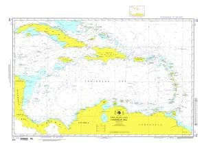NGA Chart 402: Caribbean Sea (Omega)