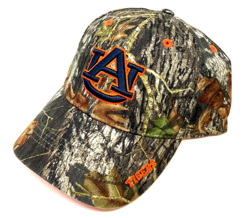 OC Sports Officially Licensed University of Auburn Hat Adjustable MVP Camouflage Cap, One Size