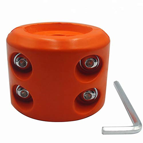 ATV-SCHS Winch Cable Hook Stopper Rubber Winch Line Saver with Allen Wrench for ATV UTV Winches (Orange)