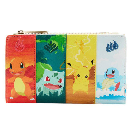 Loungefly Nintendo Pokemon Pikachu Elements Character Cosplay Flap Wallet