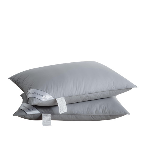 Eastwarmth Natural Goose Down Feather Pillow for Sleeping 2 Pack,100% Cotton Cover Bed Pillow -Side Back Sleepers Standard Size Set of 2