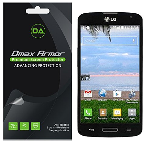 [6-Pack] Dmax Armor for LG Access LTE Anti-Glare & Anti-Fingerprint (Matte) Screen Protector - Lifetime Replacement