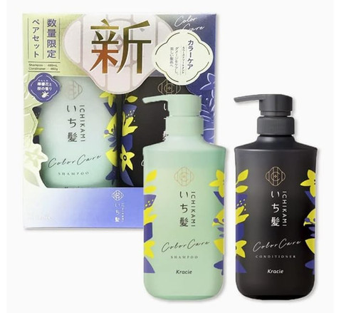Kracie Ichikami Shampoo & Conditioner Set Color Care 33.16oz