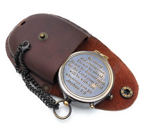 NauticalMart Be Strong and Courageous, Engraved Compass, Joshua 1:9 Engraved Gifts, Confirmation Gift Ideas, Baptism Gifts, Missionary Gifts, Birthday Gifts, Keepsake, Wedding Gifts NauticalMart Be Strong and Courageous, Engraved Compass, Joshua 1:9 Engraved Gifts, Confirmation Gift Ideas, Baptism Gifts, Missionary Gifts, Birthday Gifts, Keepsake, Wedding Gifts