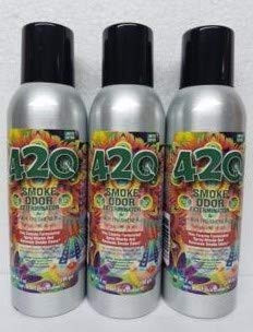Smoke Odor Exterminator 198 gm/ 7 oz Large Spray 420 Set of Three Cans.
