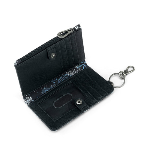 Sakroots Eco-Twill Encino Essential Wallet, Midnight Seascape