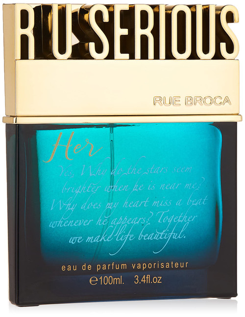 Rue Broca R U Serious Her for Women Eau de Parfum Spray, 3.4 Ounce Rue Broca R U Serious Her for Women Eau de Parfum Spray, 3.4 Ounce