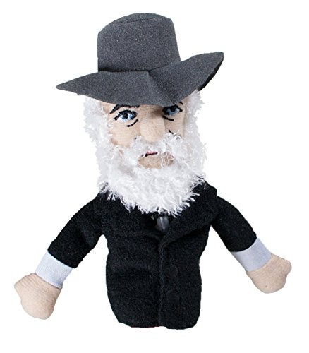The Unemployed Philosophers Guild Walt Whitman Finger Puppet and Refrigerator Magnet - for Kids and Adults
