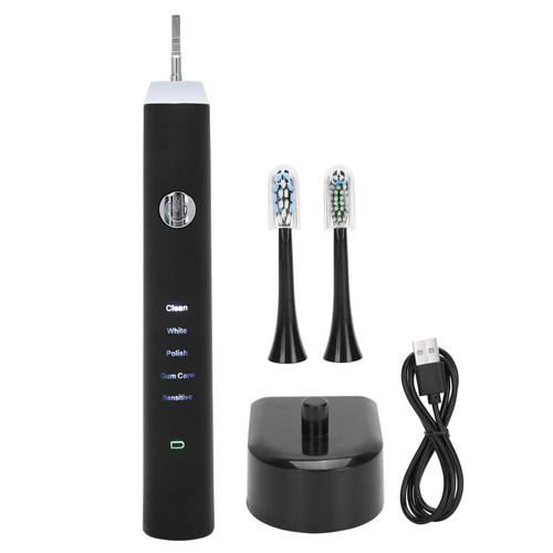 Brrnoo Electric Toothbrush for Adults, Rechargeable Sonic Vibrating Teeth Toothbrush, Cleaning whitening Toothbrush with 2 Brush Heads, 5 Modes Brrnoo Electric Toothbrush for Adults, Rechargeable Sonic Vibrating Teeth Toothbrush, Cleaning whitening Toothbrush with 2 Brush Heads, 5 Modes