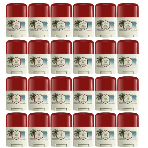 Old Spice Antiperspirant Deodorant for Men, Fiji with Palm Tree, Long Lasting Freshness, 0.5 oz Trial (Pack of 24)