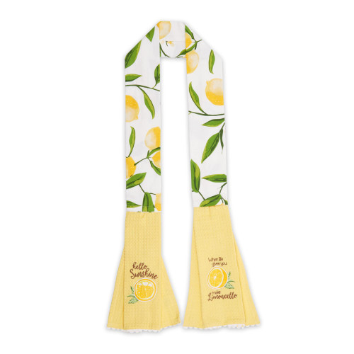 DII Lemon Bliss Kitchen Collection, Towel Scarf
