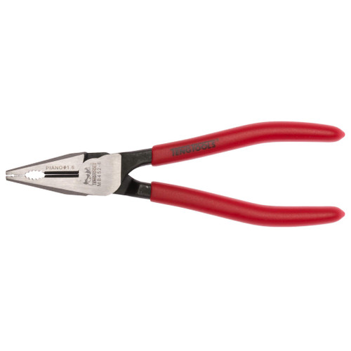 Teng Tools 6 Inch High Leverage Vinyl Dipped Handle Lineman's Pliers - MB452-6