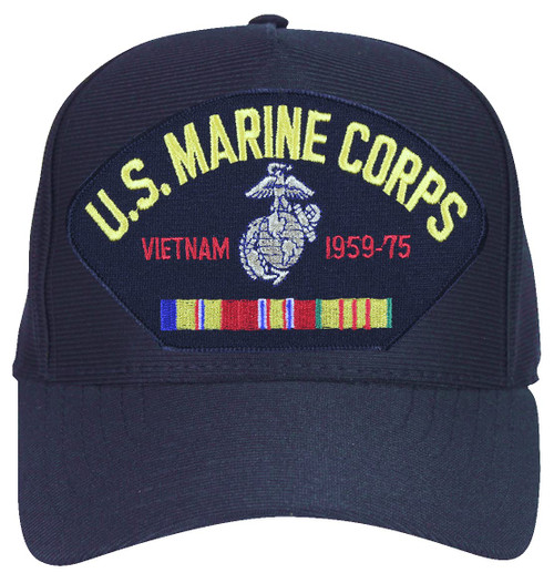 U.S. Marine Corps Vietnam Veteran with Ribbons and EGA Ball Cap U.S. Marine Corps Vietnam Veteran with Ribbons and EGA Ball Cap