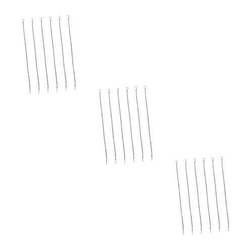 BESTOYARD 18 Pcs Flower Pot Chain Plant Pot Hanger Metal Chains with Hooks Hanging Plant Chains Flower Basket Hanging Chain Metal Planter Hangers Flower Pot Basket Hanging Basket Iron
