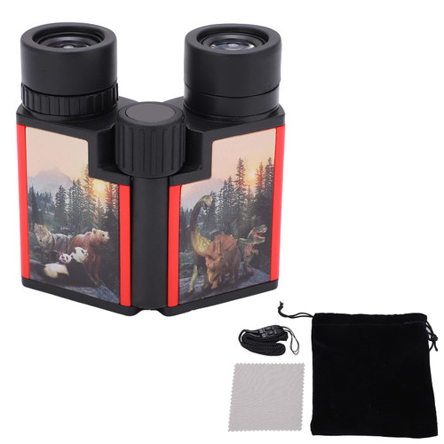 Rugged Children's Binoculars, Multipurpose Binoculars for Kids, Binoculars for Bird Watching, Hiking, Camping, Travel, Learning, Games and Exploration