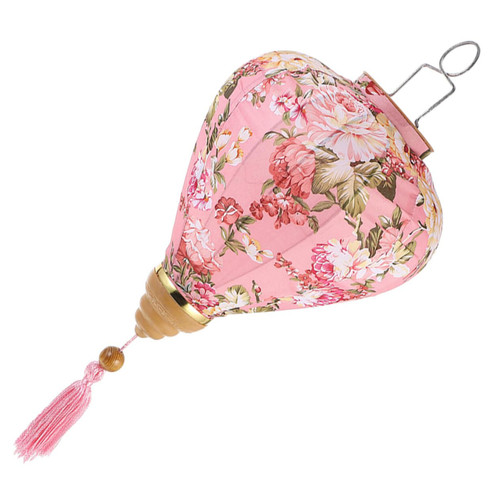 BESTOYARD Decor Hanging Chinese Lantern Hanging Lanterns Mid-Autumn Antique Festival Lantern Celebration Lantern Celebration Antique Lantern Festival Chinese Lantern Charm Cloth Red Lantern