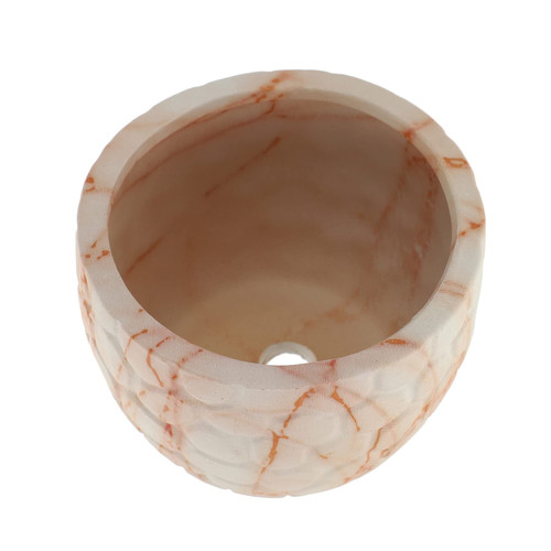 Happyyami 2pcs Succulent Flower Pot Ceramic Flower Porcelain Plant Pots Desk Topper Garden Planter Marble Pots Mini Vases for Flowers Succulent Planter Succulents Ceramics Small Flowerpot