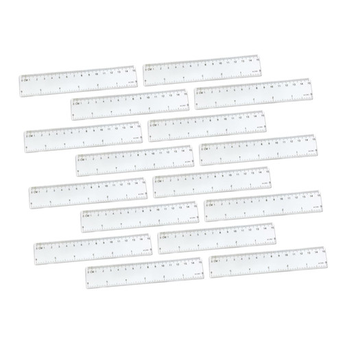 Mikikit 32pcs Ruler Small Ruler Kids School Supplies Pupils Office Drawing Ruler Drawing Ruler rulers Bulk Plastic Scale Ruler Simple Plastic Ruler Stationery Measuring Ruler Accessories
