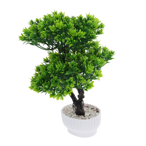 LIFKOME 3pcs Artificial Flower Artificial Bonsai Tree Potted Pine Plants Simulation Bonsai Pine Tree Japanese Zen Garden for Desk Fake Bookshelf for Office Plastic Tree Decor Orchid Mini