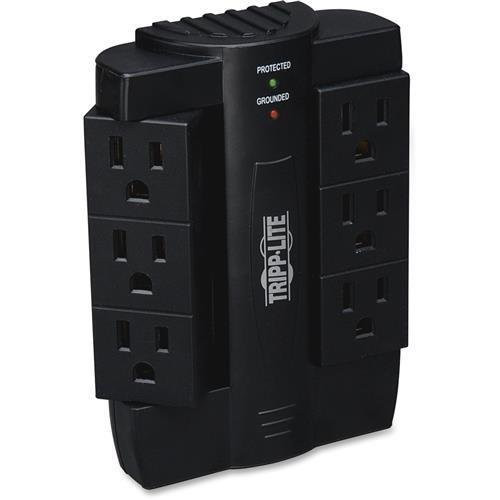SWIVEL6 Tripp Lite Protect It! SWIVEL6 6-Outlet Surge Suppressor - Receptacles: 6 x NEMA 5-15R - 1500J SWIVEL6 Tripp Lite Protect It! SWIVEL6 6-Outlet Surge Suppressor - Receptacles: 6 x NEMA 5-15R - 1500J