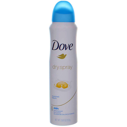 Dove Dry Spray Anti-Perspirant Deodorant, Nourished Beauty, 3.8 oz (4 Pack) (Bundle) Dove Dry Spray Anti-Perspirant Deodorant, Nourished Beauty, 3.8 oz (4 Pack) (Bundle)