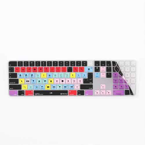 Shortcut Cover for Final Cut Pro - Compatible with Apple Magic Keyboard with TouchID - by Editors Keys