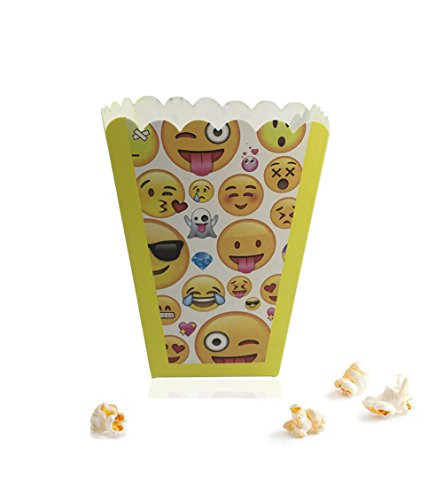 Paper Popcorn Fries Boxes (30 Pack) 3" X 3" X 4" For Movie Party
