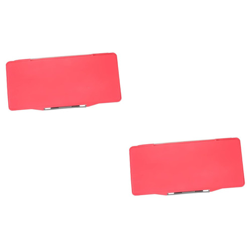 VILLCASE 2pcs Box Watercolor Palette Artist Palette Paint Mixing Tray Folding Paint Tray Watercolor Mixing Palette Paint Pallets Water Color Paint Holder Household Student Plastic Car