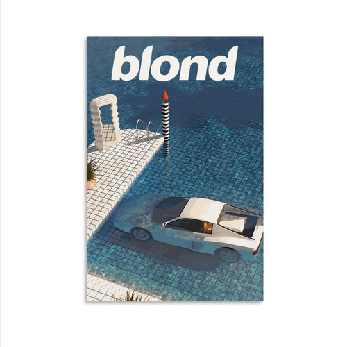 Rapper Poster Frank Ocean Posters BLOND Album Cover Poster Music Wall Decor Canvas Wall Art Unframe-style 20x30inch(50x75cm)