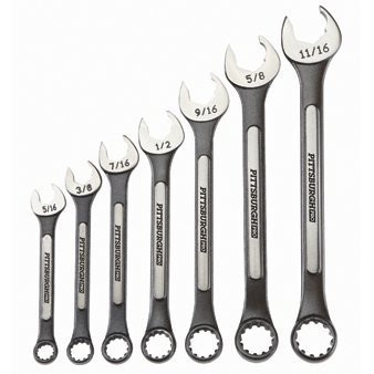 Pittsburgh 7 Piece SAE Universal Combination Wrench Set