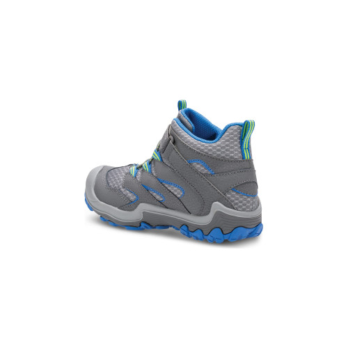 Merrell Chameleon 7 Access MID A/C WTR Hiking Boot, Grey/Blue, 10.5 US Unisex Big Kid