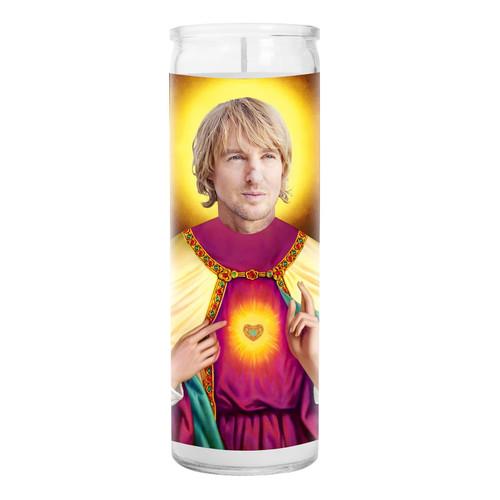 Owen Wilson Celebrity Prayer Candle - Funny Saint Candles - Votive Candle - 100% Handmade in USA - Funny Celeb Novelty TV Show Movie Gift Owen Wilson Celebrity Prayer Candle - Funny Saint Candles - Votive Candle - 100% Handmade in USA - Funny Celeb Novelty TV Show Movie Gift