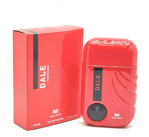 Rich & Ruitz Dale Pour Homme Eau De Parfume Spray for Men 3.3 Ounce, multi color