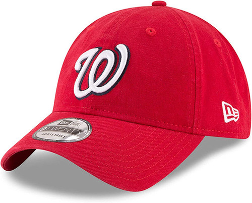 New Era MLB Core Classic 9TWENTY Adjustable Hat Cap One Size Fits All (Washington Nationals)
