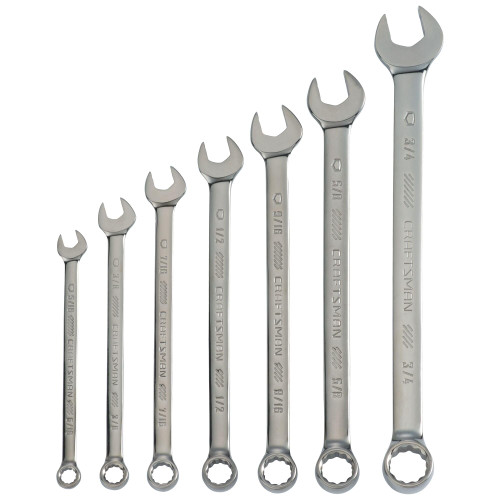Craftsman SAE Long-Panel Wrench Set, 7 Piece (CMMT87012)