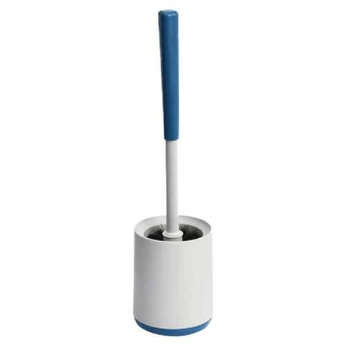 POCHY Modern Toilet Brush Toilet Brush Dual-Purpose Plastic Toilet Bowl Brush & Stand Household Cleaning Toilet Cleaner Brush Toilet Scrubber Small and Practical