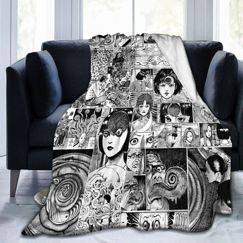 Uzumaki Junji Anime Ito Blanket Throw Blankets Ultra Soft Flannel Lightweight Throws for Couch, Bed, Plush Fuzzy Flannel Microfiber Warm Thermal Blanket All Seasons Use 50"x40" Uzumaki Junji Anime Ito Blanket Throw Blankets Ultra Soft Flannel Lightweight Throws for Couch, Bed, Plush Fuzzy Flannel Microfiber Warm Thermal Blanket All Seasons Use 50"x40"