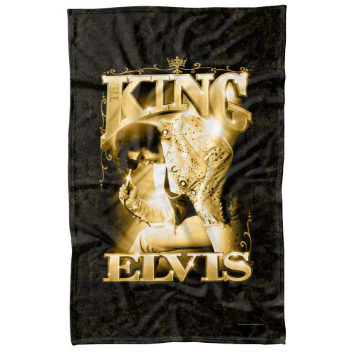 Elvis - The King Fleece Blanket 35 x 57in