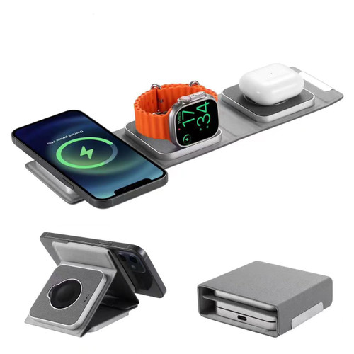 TZEXTZE 3 in 1 Wireless Charger Station,Foldable Wireless Charging Pad for Multiple Apple Devices,Travel Fast Charging Pad Dock for iPhone 15/14/13/12/11 Pro Max, AirPods 3/2/Pro & Apple Watch TZEXTZE 3 in 1 Wireless Charger Station,Foldable Wireless Charging Pad for Multiple Apple Devices,Travel Fast Charging Pad Dock for iPhone 15/14/13/12/11 Pro Max, AirPods 3/2/Pro & Apple Watch